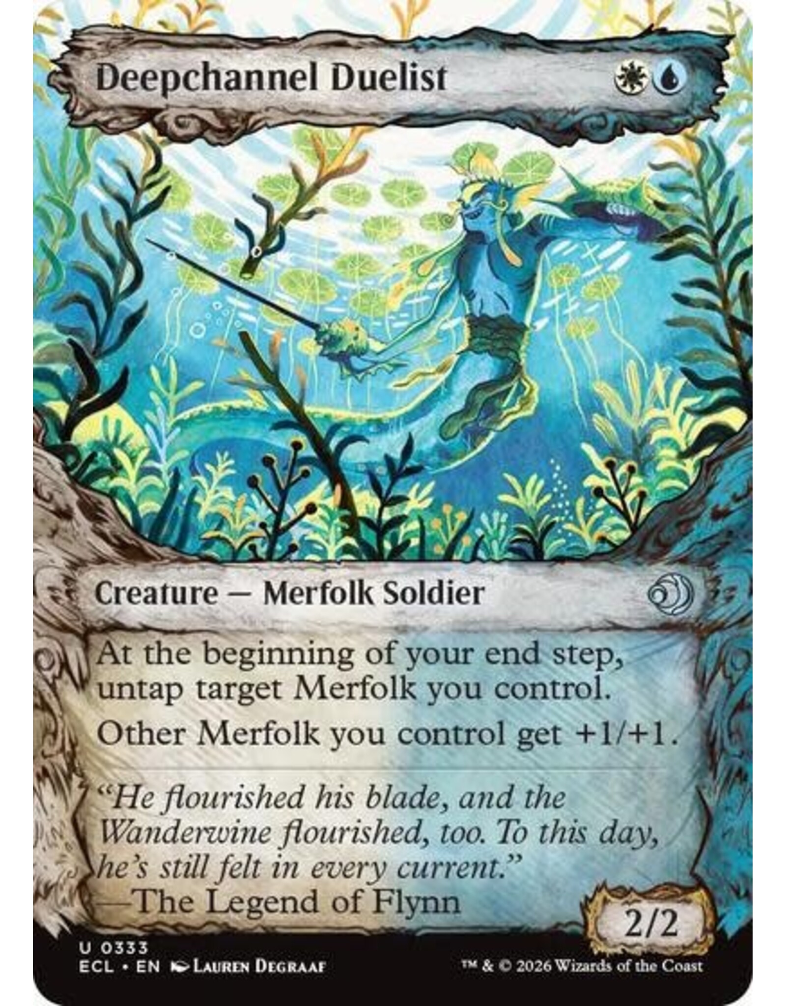 Deepchannel Duelist (Showcase) - 333 (Foil, U)