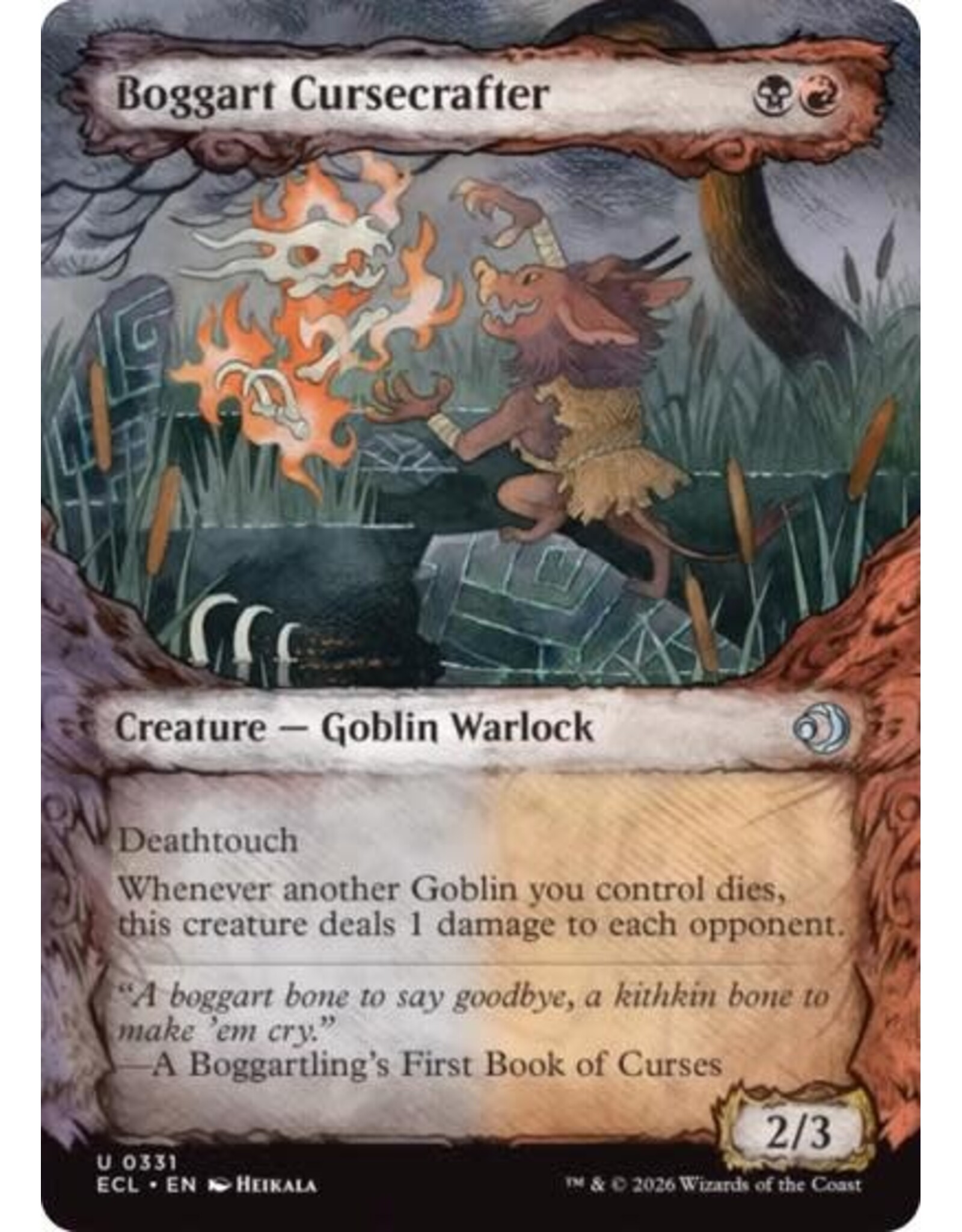 Boggart Cursecrafter (Showcase) - 331 (Foil, U)