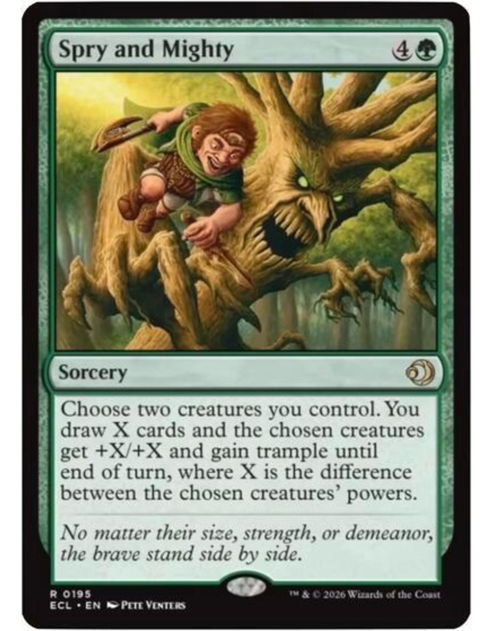 Spry and Mighty - 195 (Foil, R)