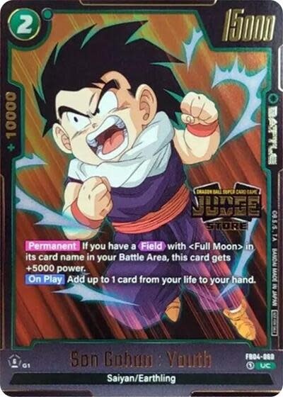 Son Gohan : Youth (Judge Pack (Store Judge) 03) (Promo) - FB04-060 (Holofoil, Uncommon)