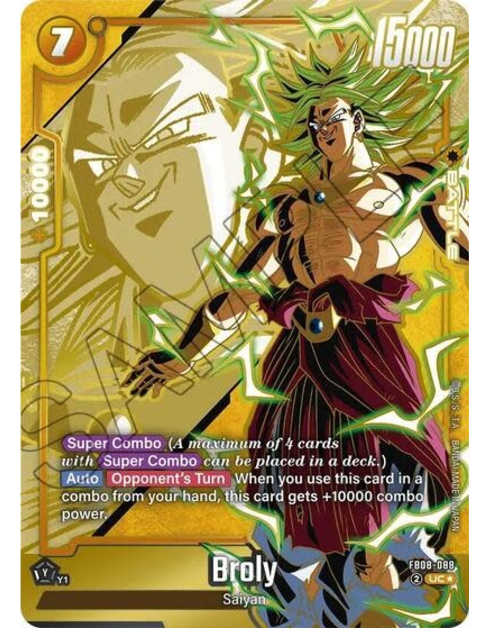Broly - FB08-088 (Alternate Art) (Holofoil, Uncommon)