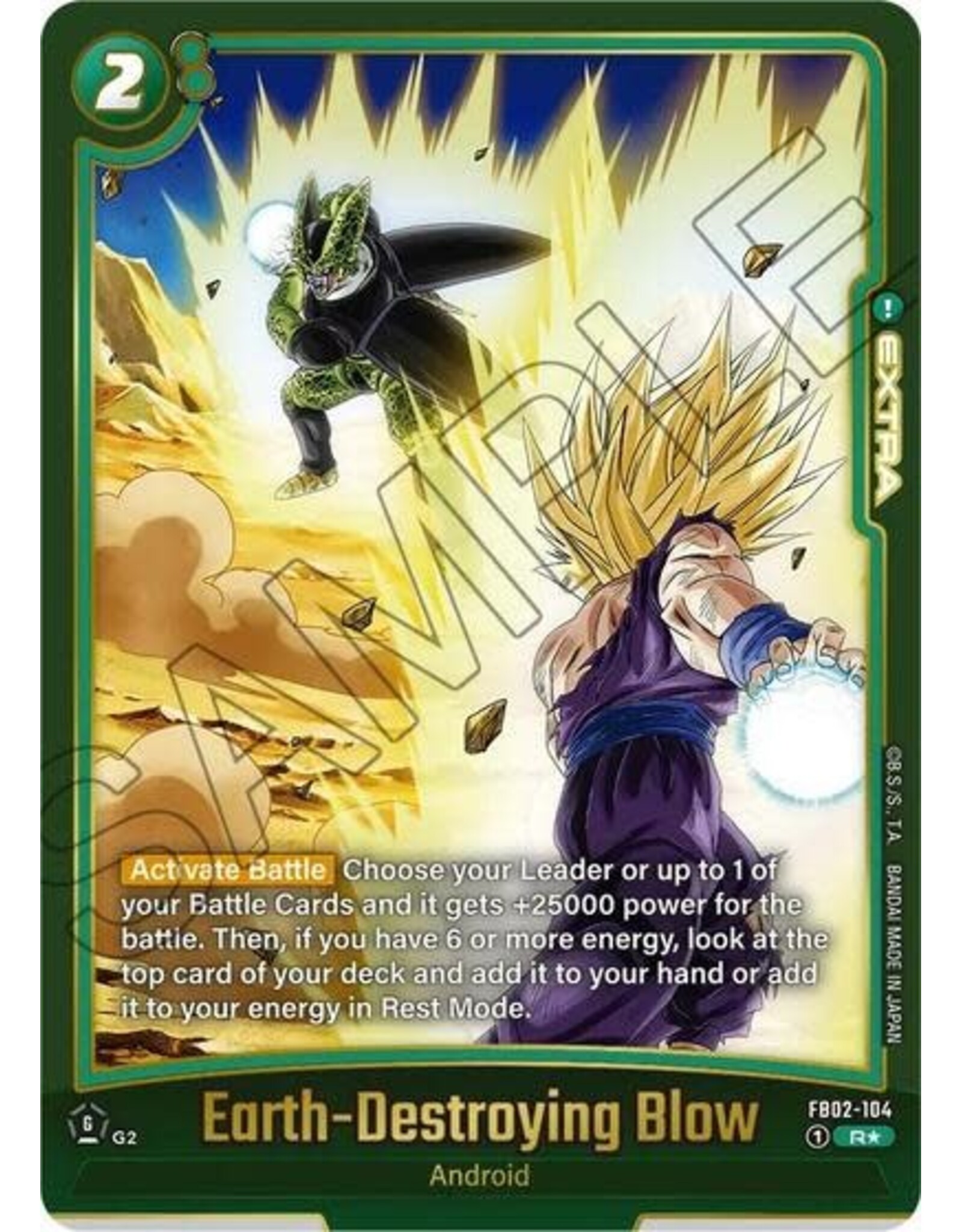 Earth-Destroying Blow (Alternate Art) - FB02-104 (Holofoil, Rare)