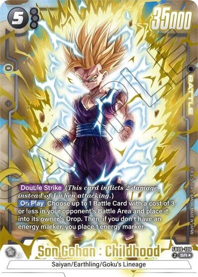 Son Gohan : Childhood - FB08-106 (Alternate Art) (Holofoil, Super Rare)