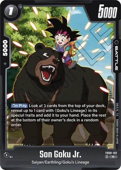 Son Goku Jr. - FB08-102 (Holofoil, Rare)