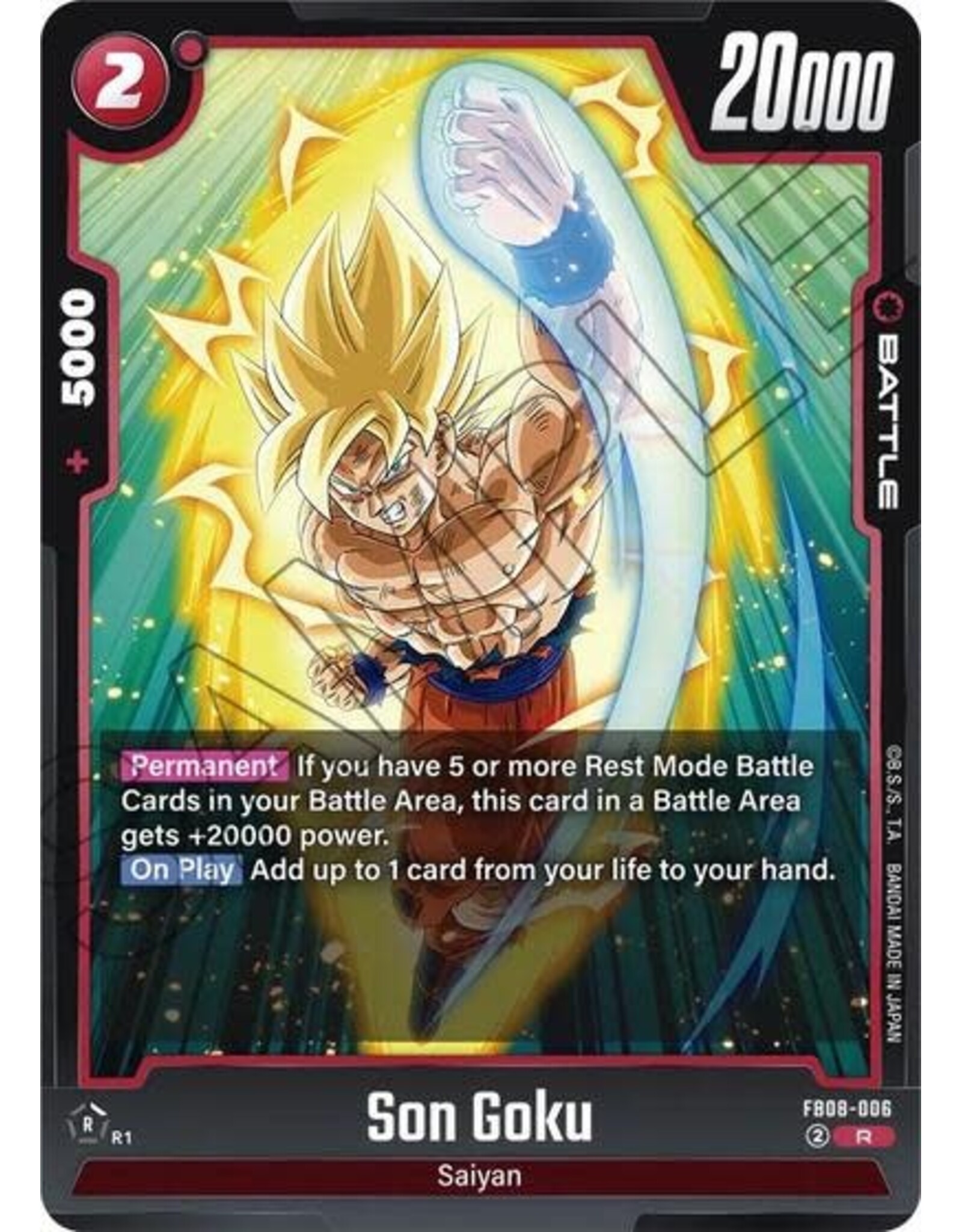 Son Goku - FB08-006 (Holofoil, Rare)