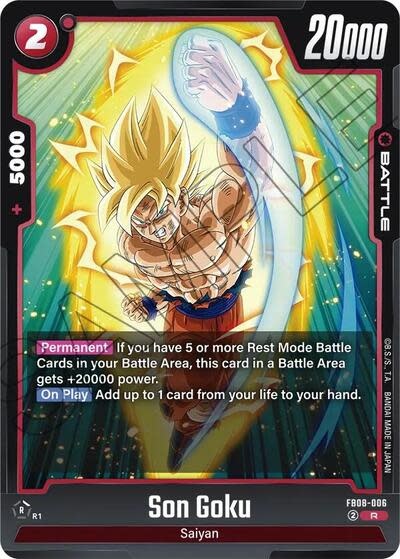 Son Goku - FB08-006 (Holofoil, Rare)