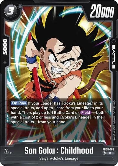 Son Goku : Childhood - FB08-103 (Holofoil, Rare)