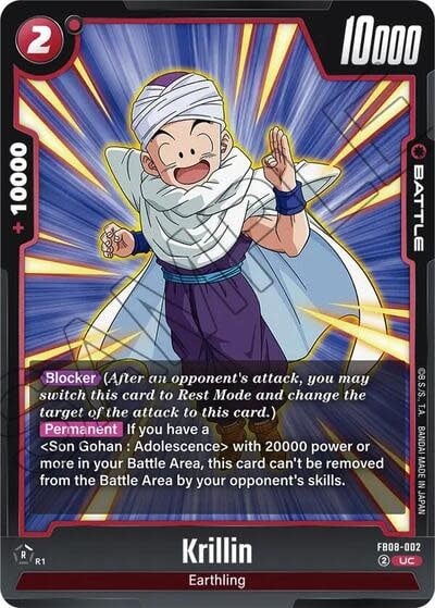Krillin - FB08-002 (Normal, Uncommon)
