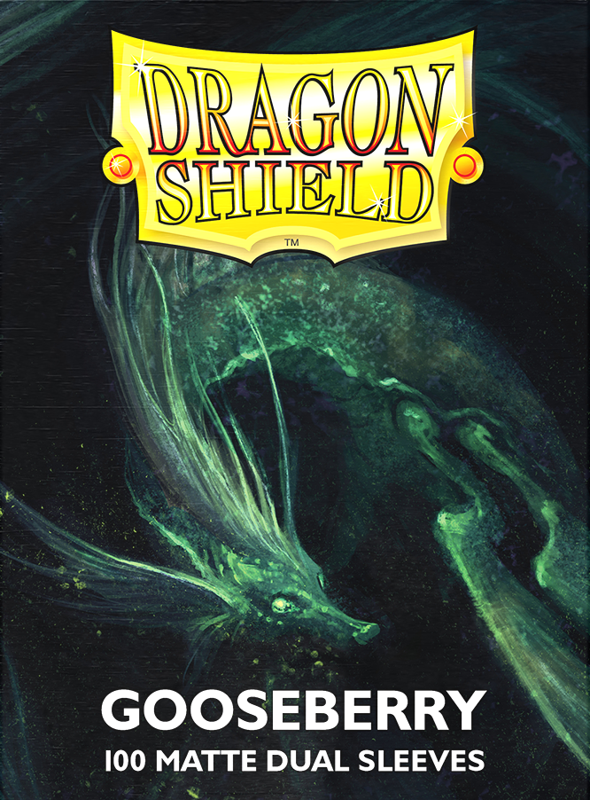dragon shield Trading Card Sleeves (Dual Matte Pastels Gooseberry) 100ct