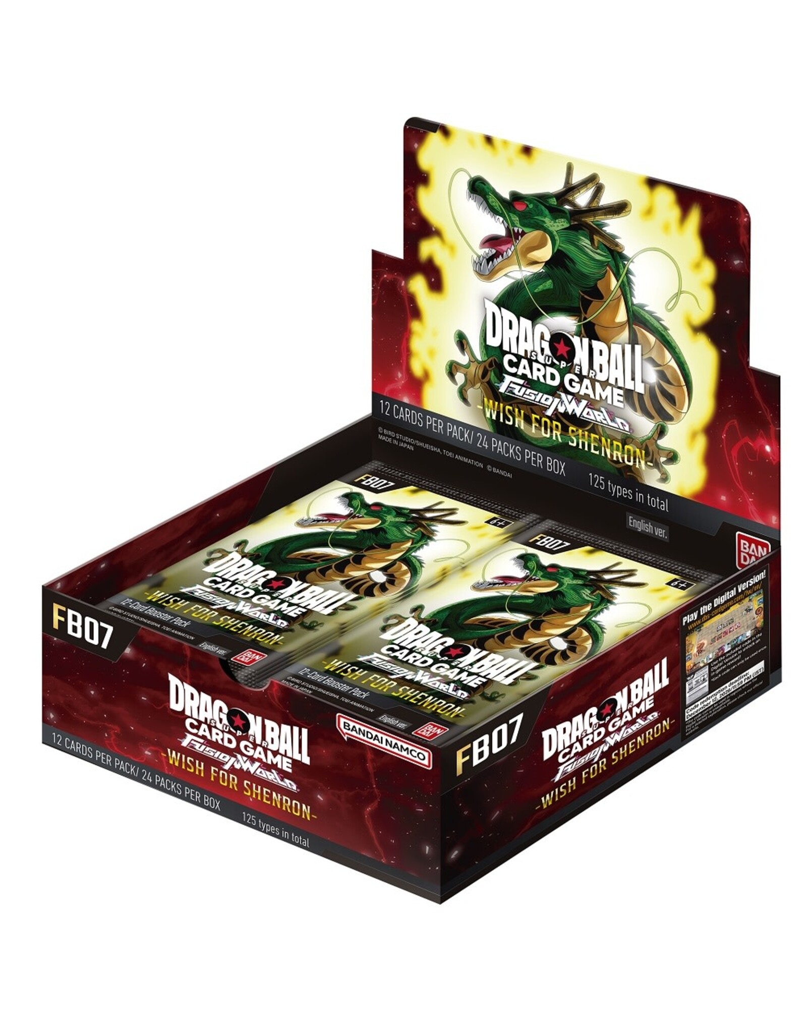 Bandai Dragon Ball Super Fusion World - Wish For Shenron Booster Box