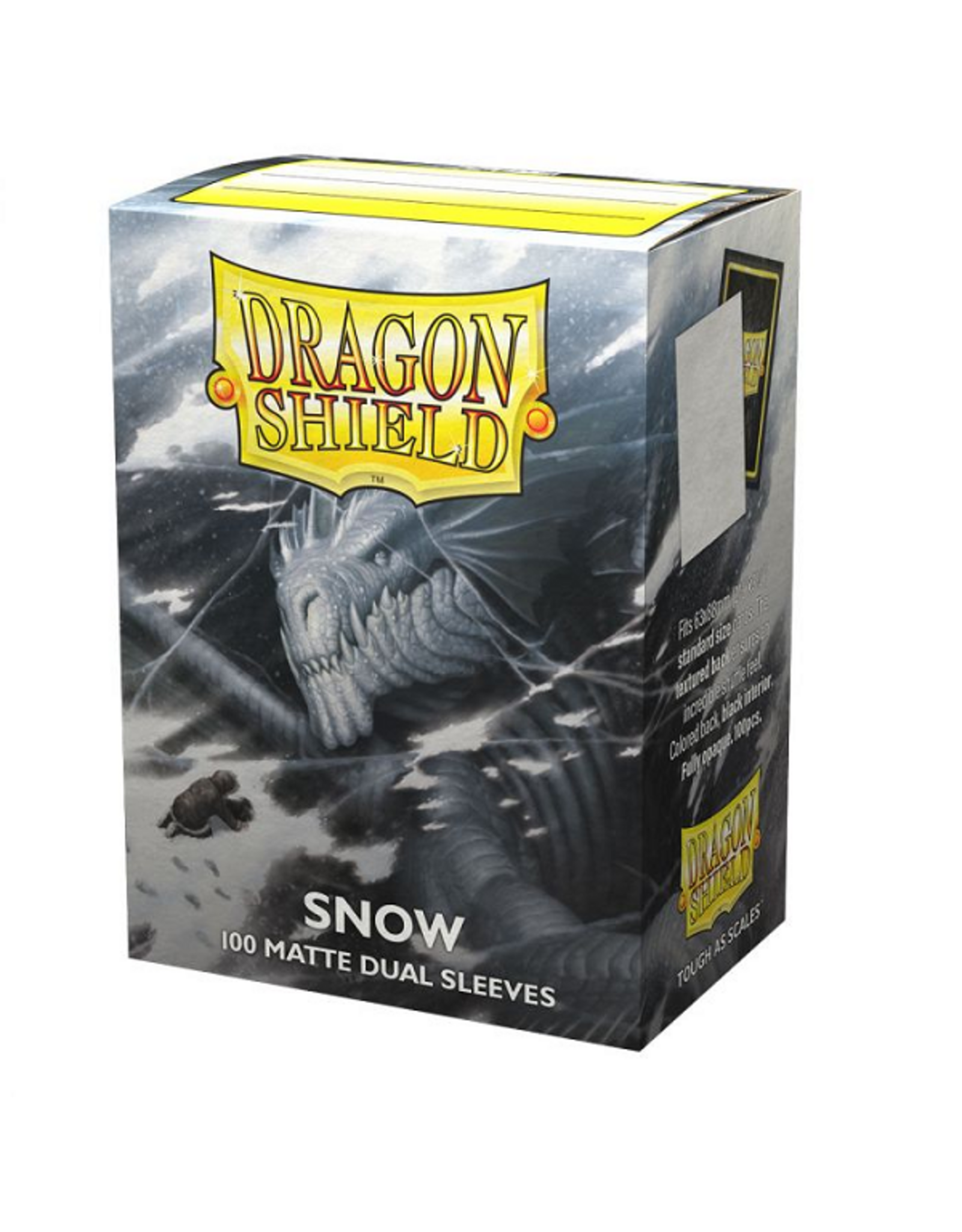 dragon shield Trading Card Sleeves (Dual Matte Snow) 100ct