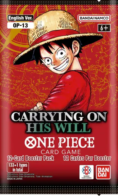 One Piece Card Game - Carrying On His Will (OP13) Booster Pack