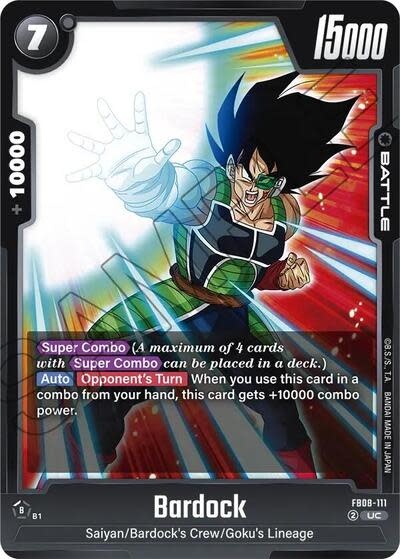 Bardock - FB08-111 (Normal, Uncommon)