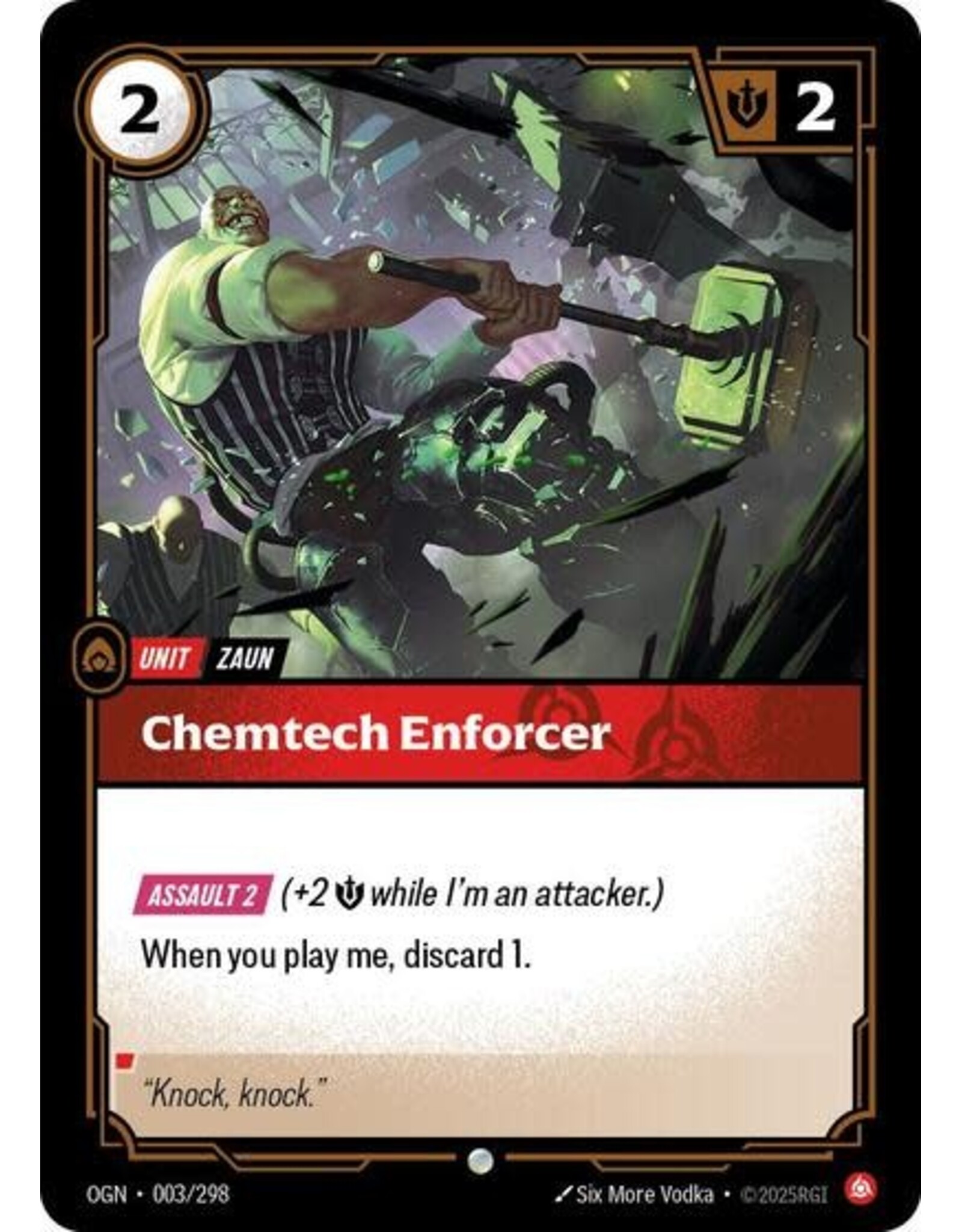 Chemtech Enforcer - 003/298 (Foil, Common)
