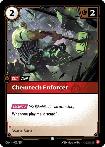 Chemtech Enforcer - 003/298 (Foil, Common)
