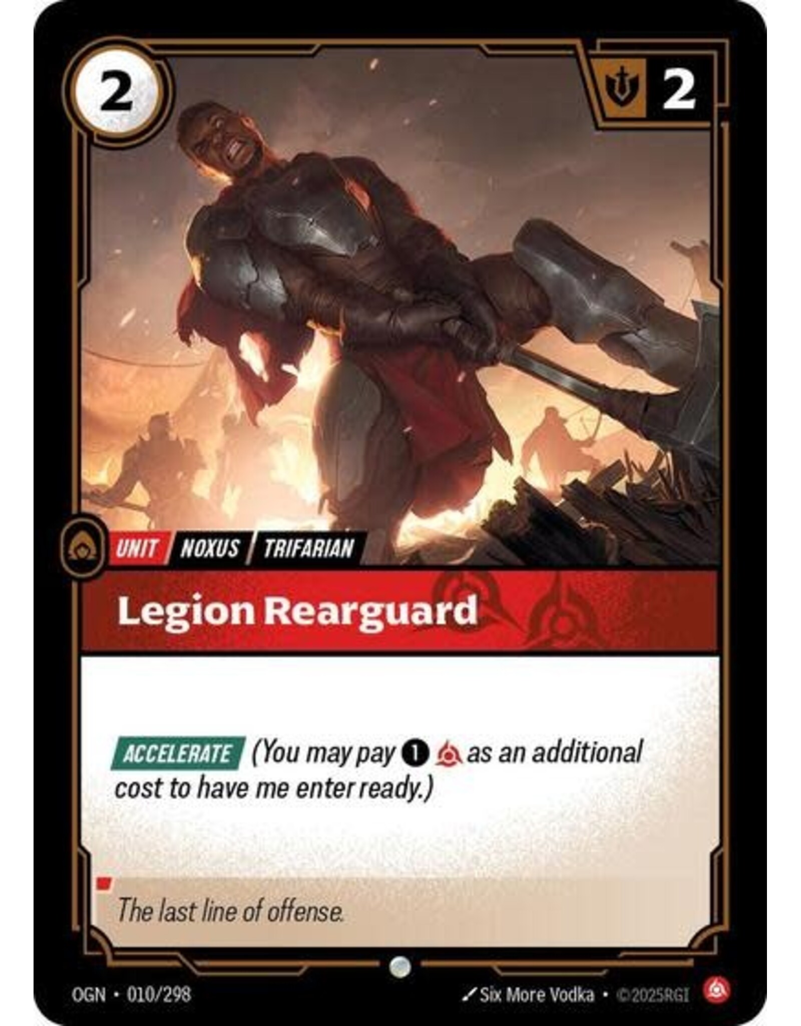 Legion Rearguard - 010/298 (Foil, Common)