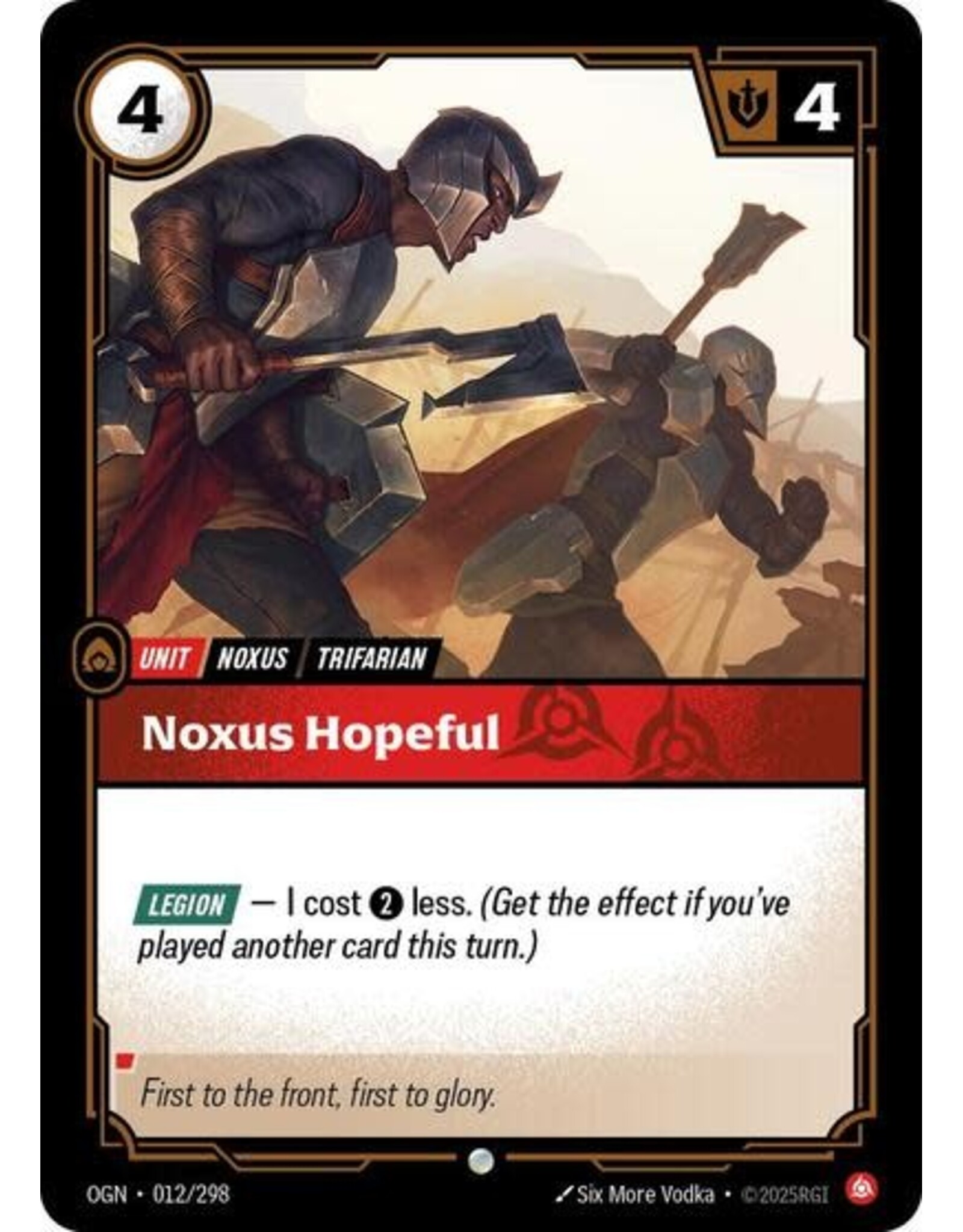 Noxus Hopeful - 012/298 (Foil, Common)