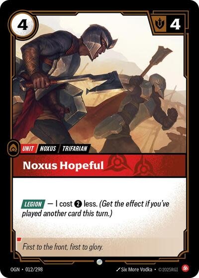 Noxus Hopeful - 012/298 (Foil, Common)