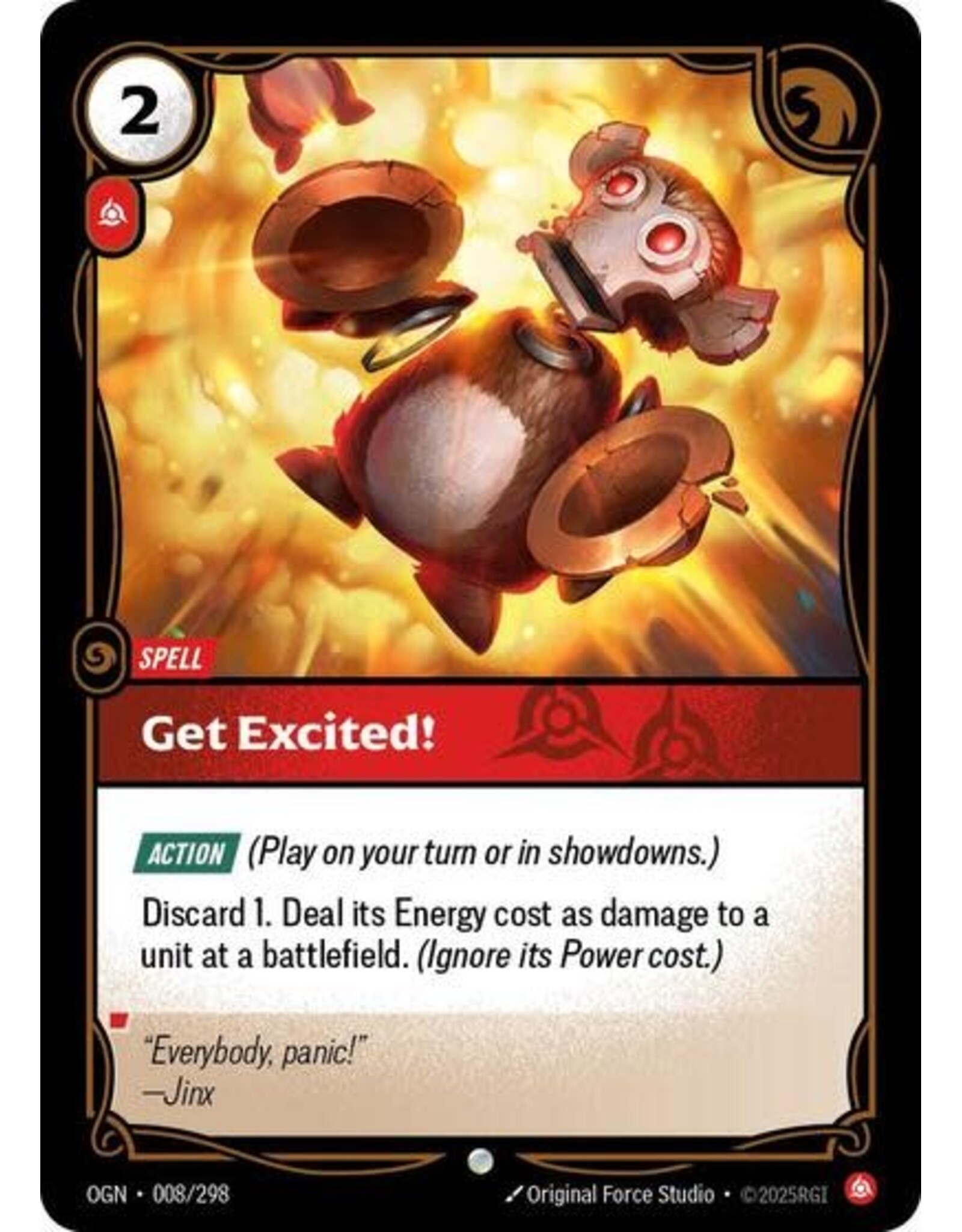 Get Excited! - 008/298 (Foil, Common)
