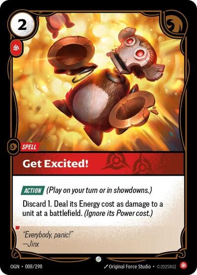 Get Excited! - 008/298 (Foil, Common)