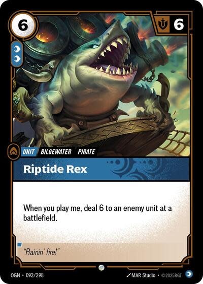 Riptide Rex - 092/298 (Foil, Common)