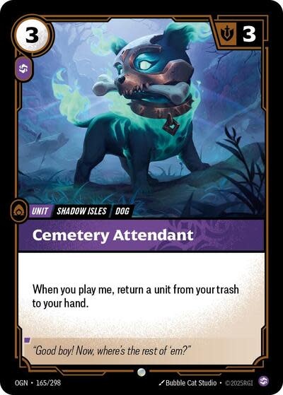 Cemetery Attendant - 165/298 (Foil, Common)