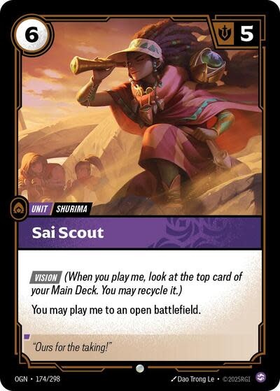 Sai Scout - 174/298 (Foil, Common)