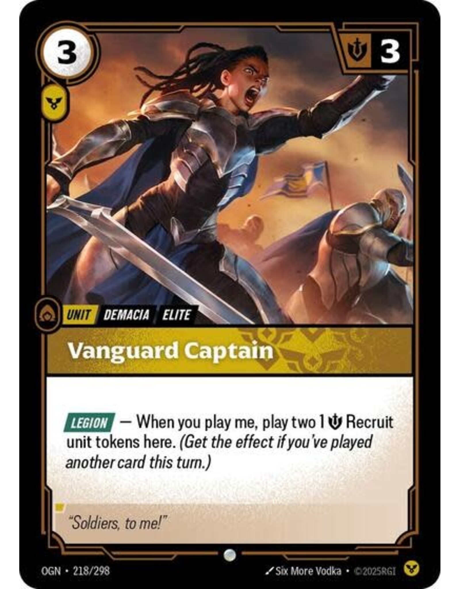 Vanguard Captain - 218/298 (Foil, Common)