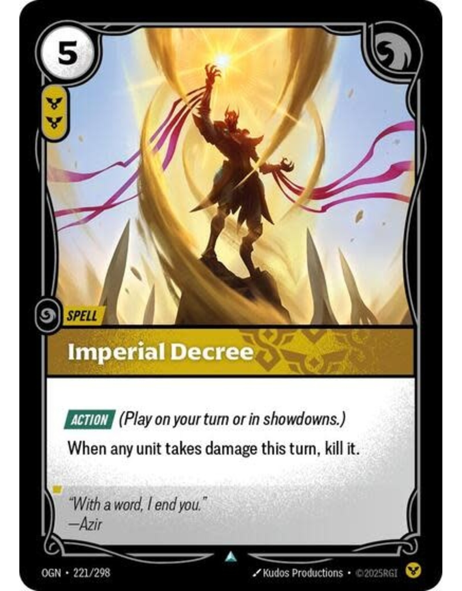 Imperial Decree - 221/298 (Foil, Uncommon)