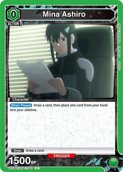 Mina Ashiro (041) (Box Topper Foil) - UE12BT/KJ8-1-041 (Foil, Common)