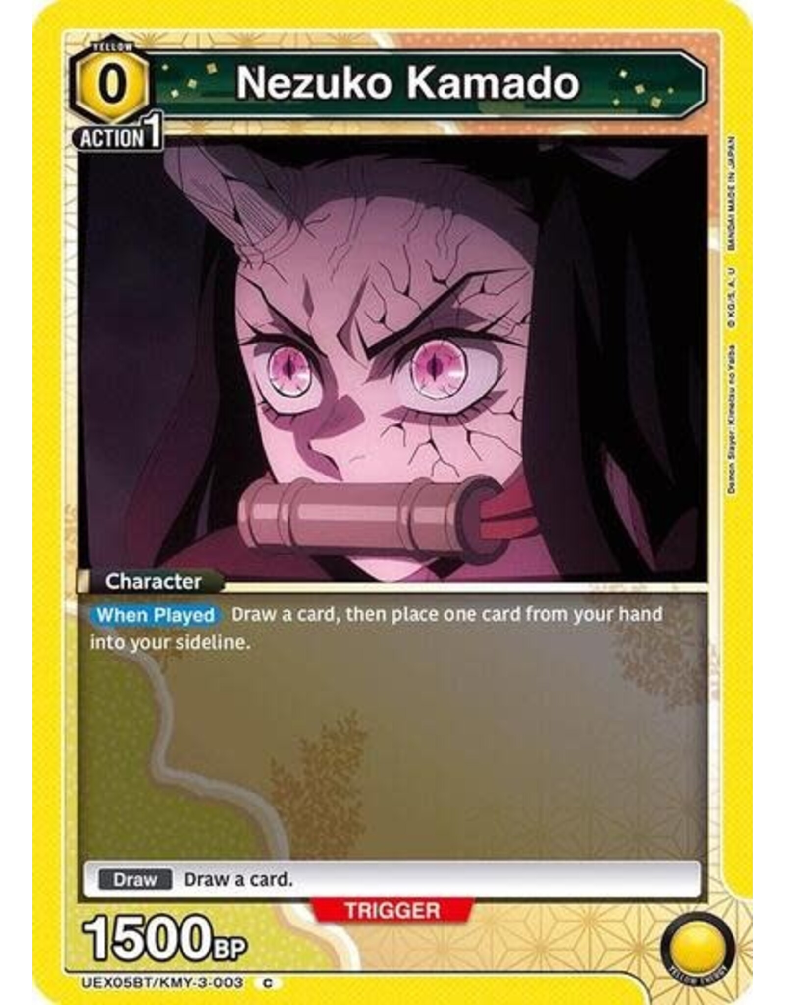 Nezuko Kamado (003) (Box Topper Foil) - UEX05BT/KMY-3-003 (Foil, Common)
