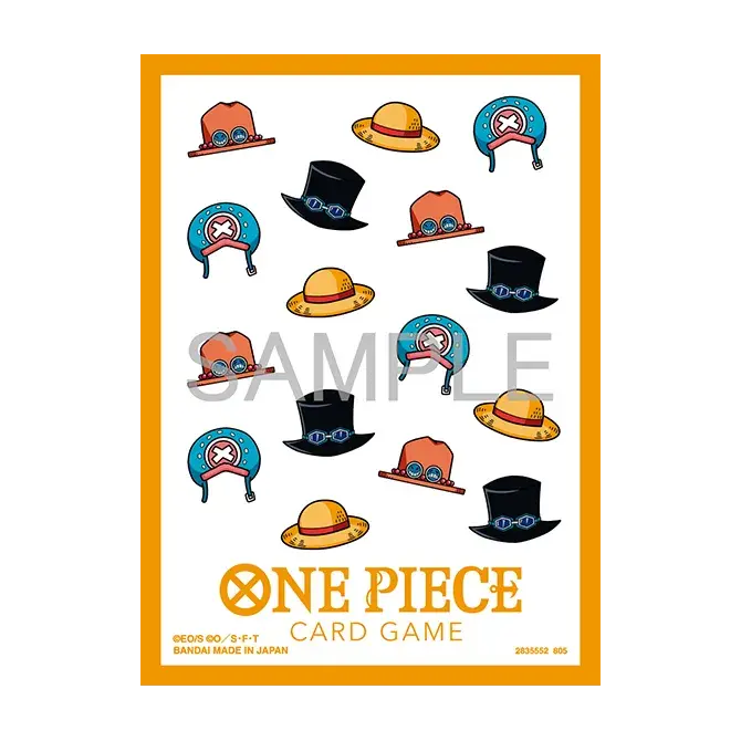 Bandai One Piece Card Game - Official Card Sleeves Vol.13 (Hat Patterns)
