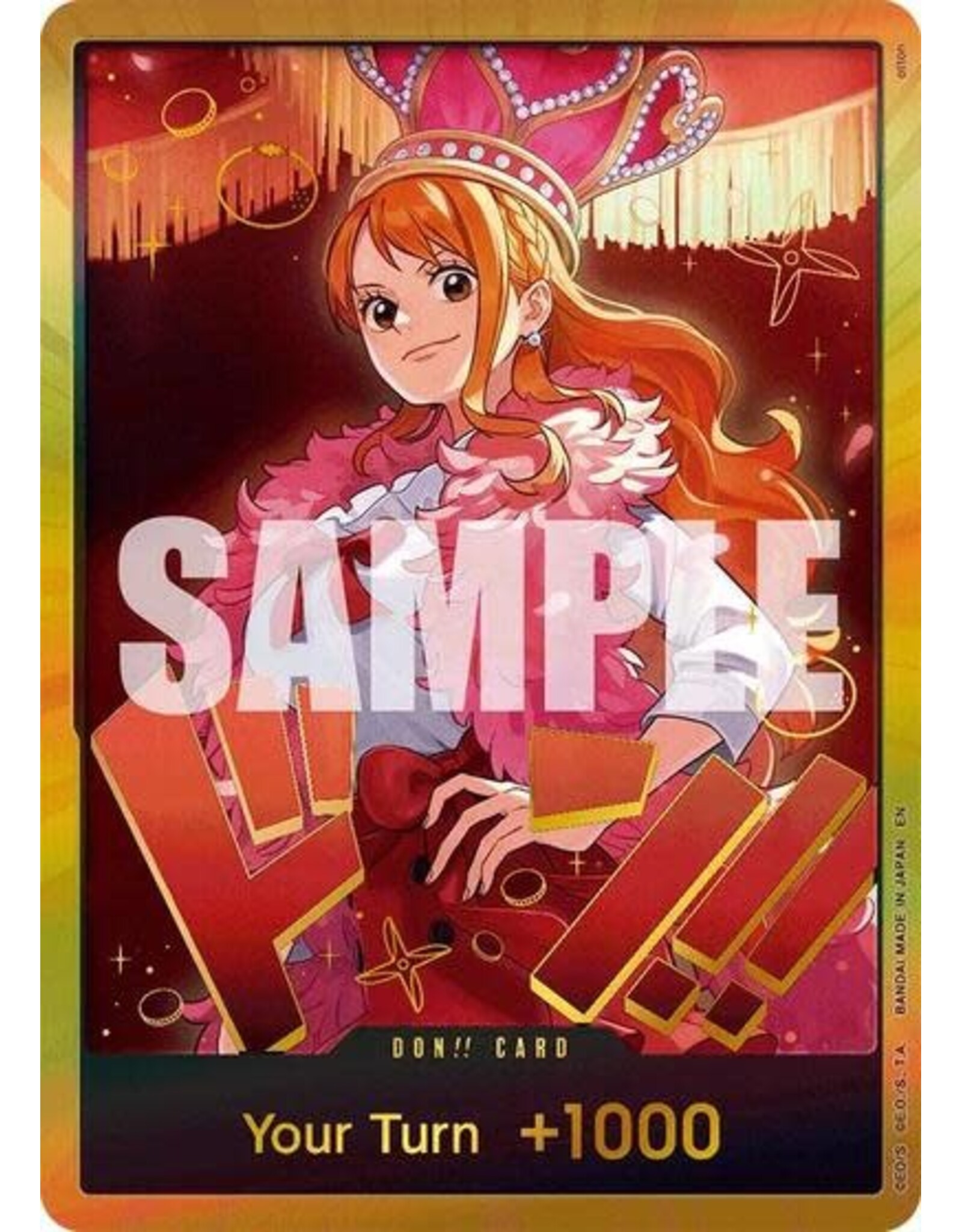 DON!! Card (Nami) (Gold) (Foil, DON!!) (EB-03)
