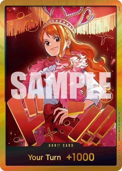 DON!! Card (Nami) (Gold) (Foil, DON!!) (EB-03)