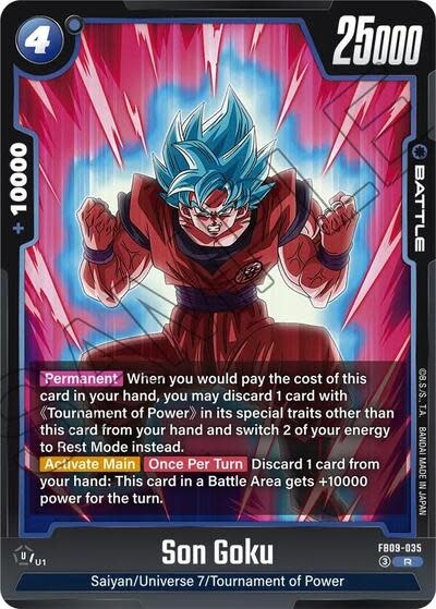 Son Goku - FB09-035 (Holofoil, Rare)