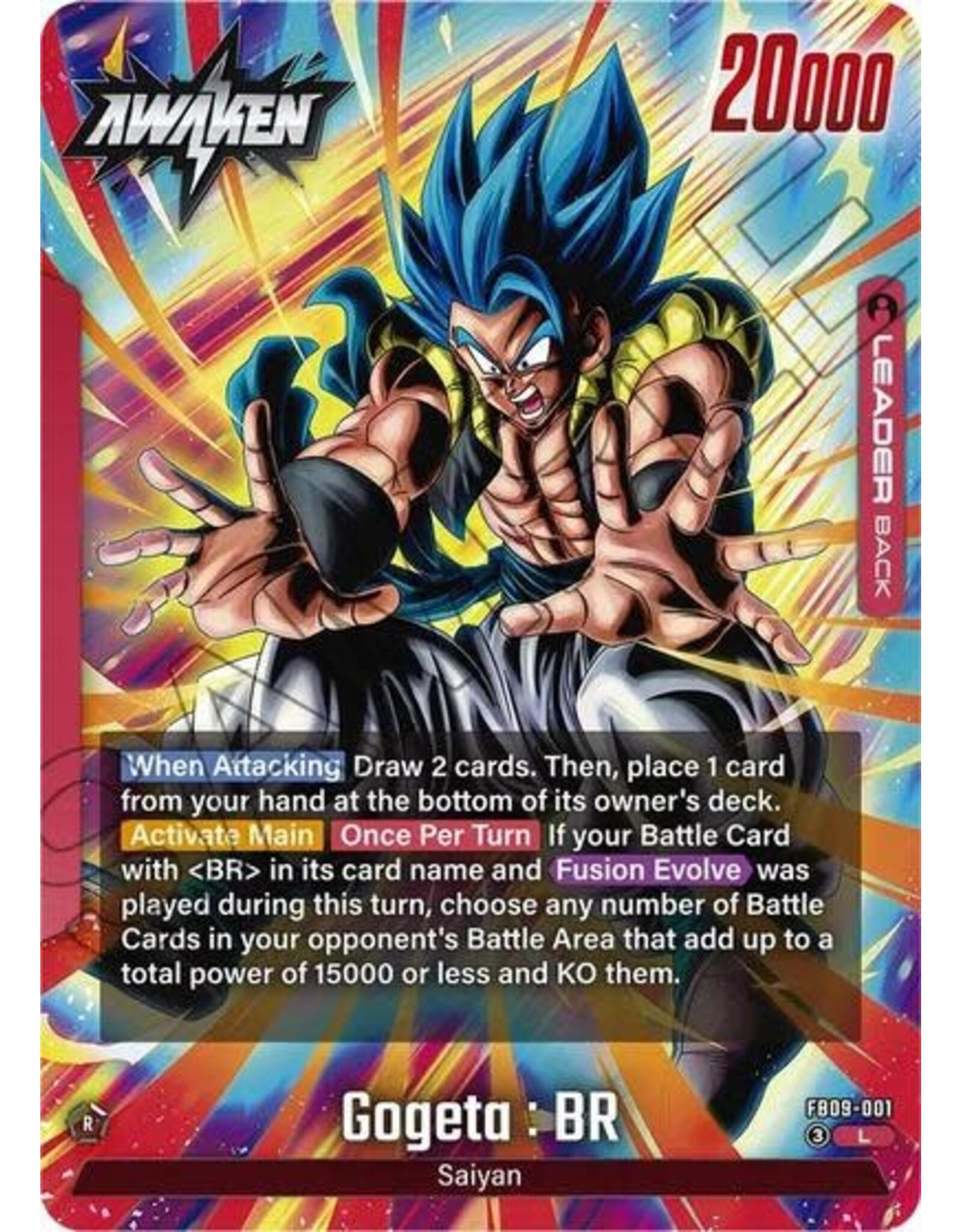 Gogeta : BR - FB09-001 (Normal, Leader)