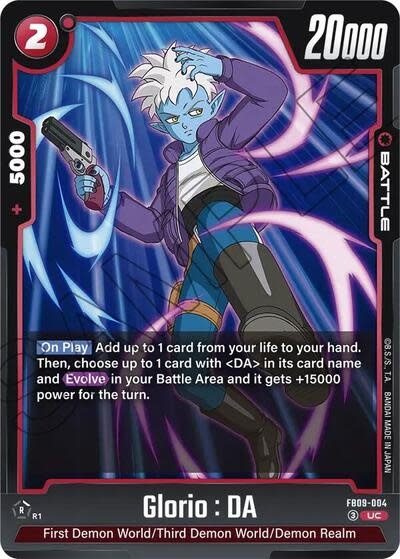 Glorio : DA - FB09-004 (Normal, Uncommon)