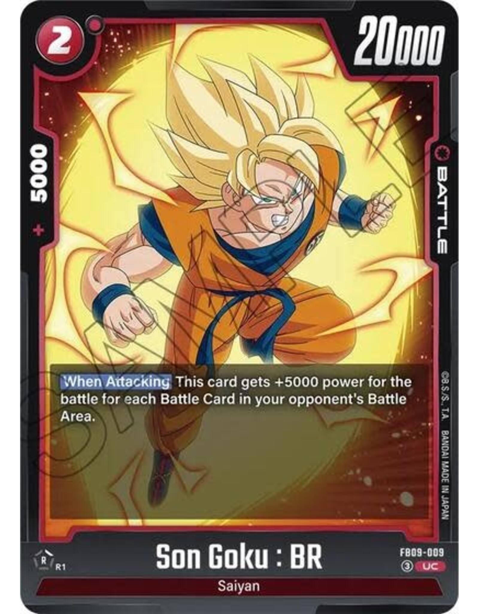 Son Goku : BR - FB09-009 (Normal, Uncommon)