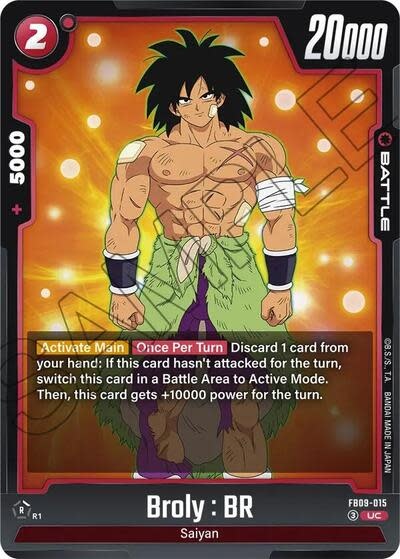 Broly : BR - FB09-015 (Normal, Uncommon)