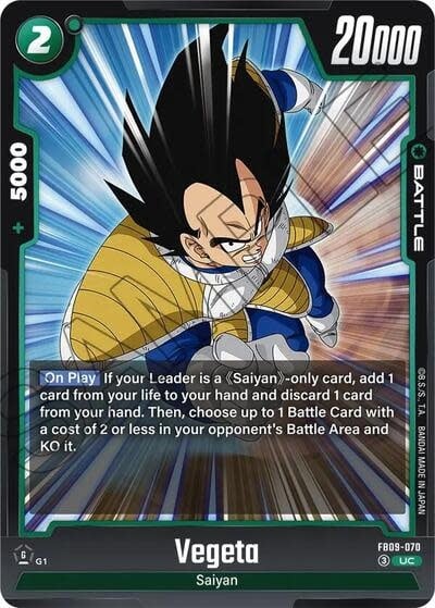 Vegeta - FB09-070 (Normal, Uncommon)
