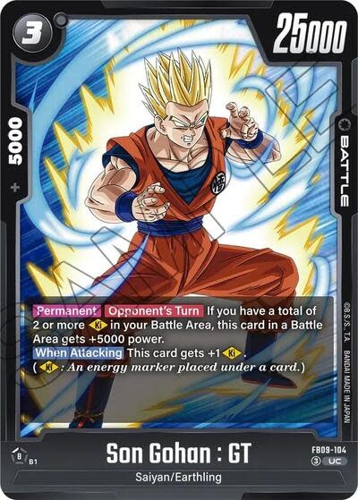 Son Gohan : GT - FB09-104 (Normal, Uncommon)