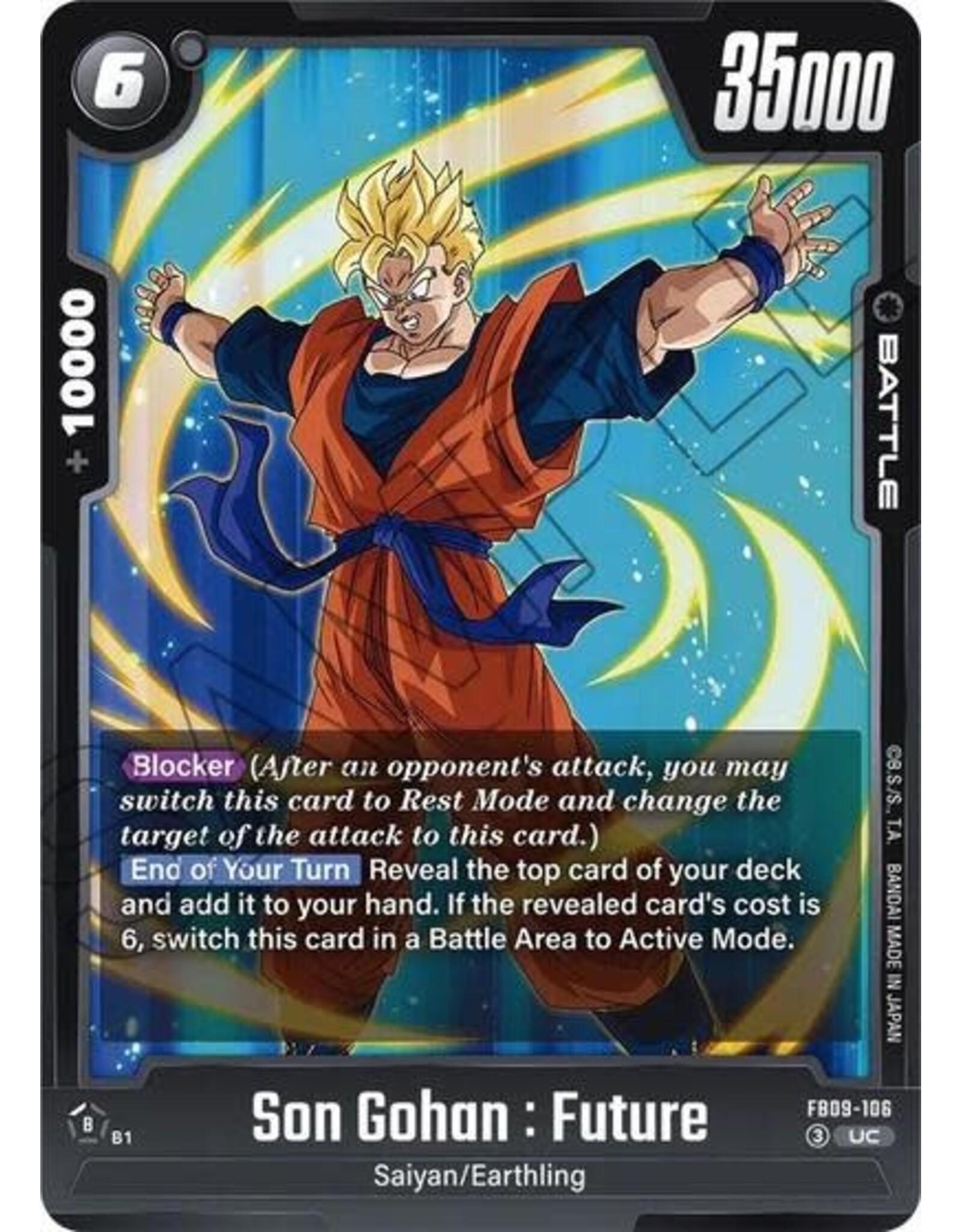Son Gohan : Future - FB09-106 (Normal, Uncommon)