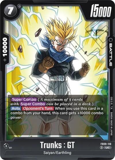 Trunks : GT - FB09-110 (Normal, Uncommon)
