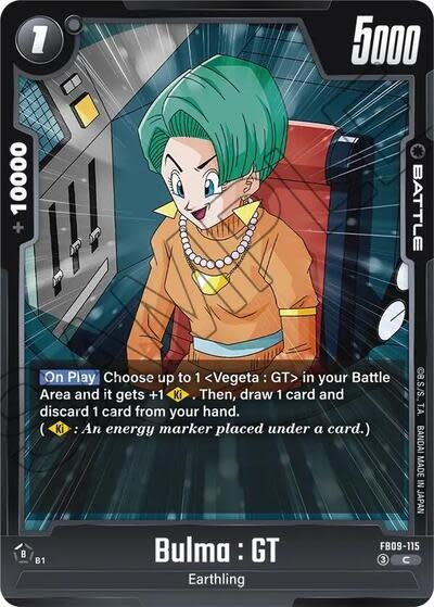 Bulma : GT - FB09-115 (Normal, Common)