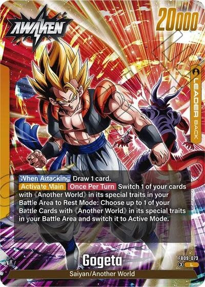 Son Goku/Vegeta // Gogeta - FB09-073 (Normal, Leader)