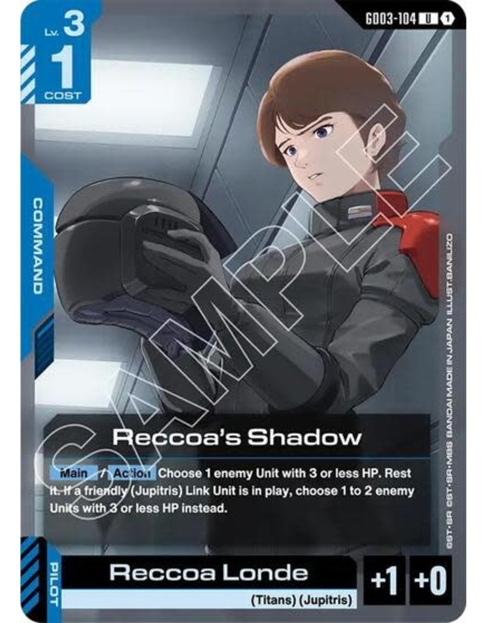 Reccoa's Shadow - GD03-104 (Normal, Uncommon)