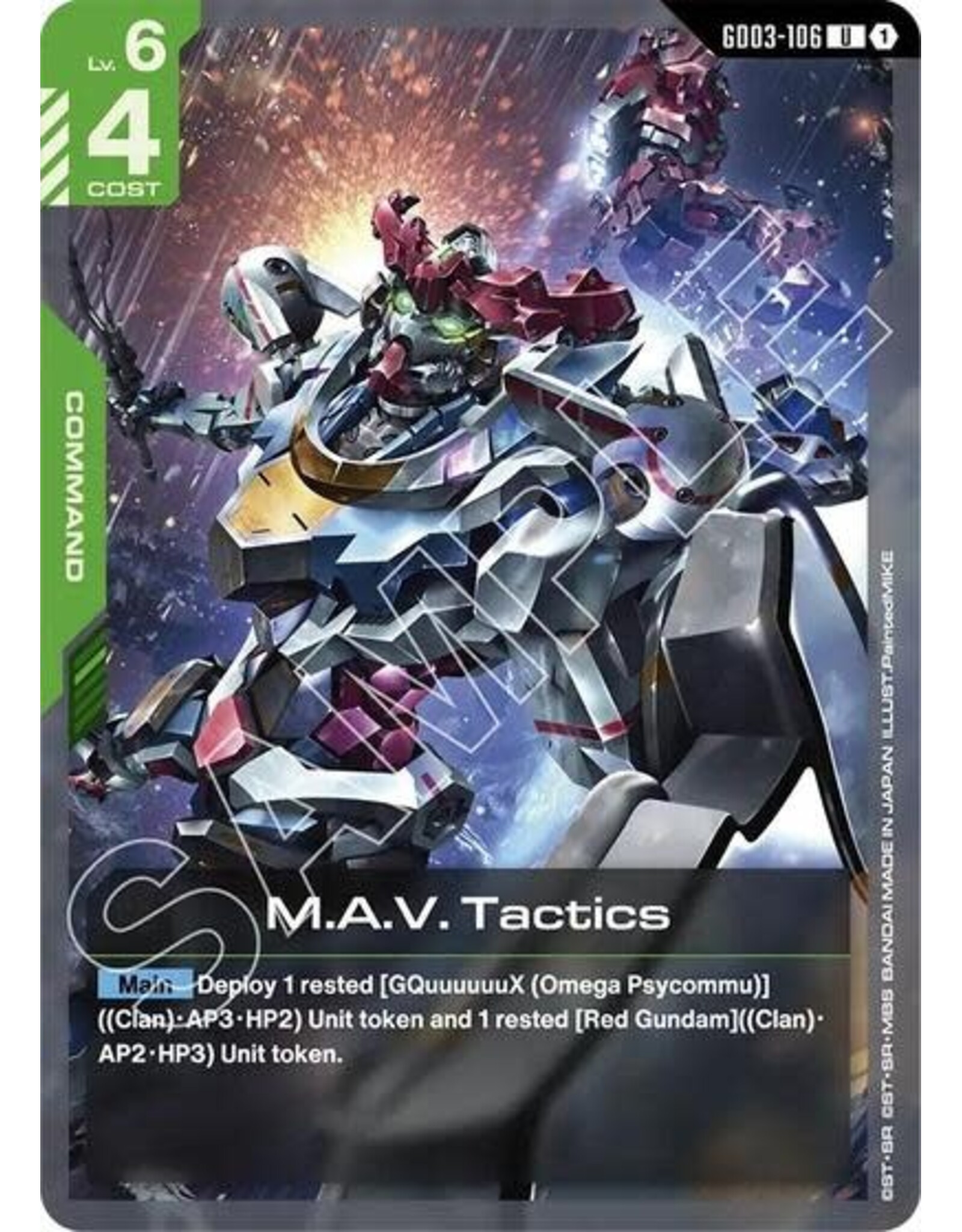 M.A.V. Tactics - GD03-106 (Normal, Uncommon)