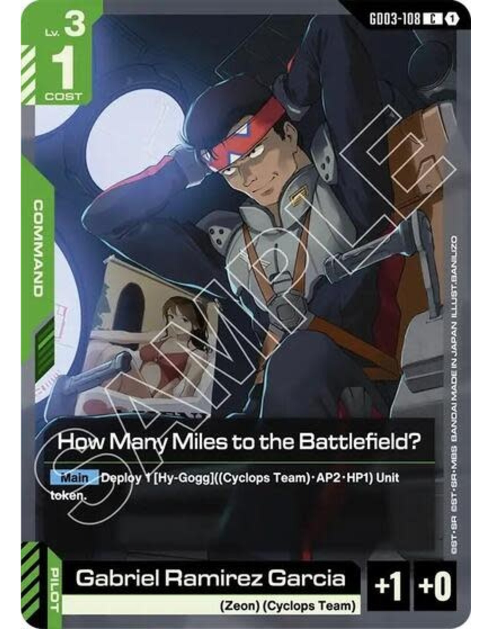 How Many Miles to the Battlefield? - GD03-108 (Normal, Common)