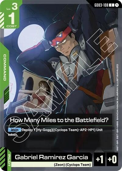 How Many Miles to the Battlefield? - GD03-108 (Normal, Common)