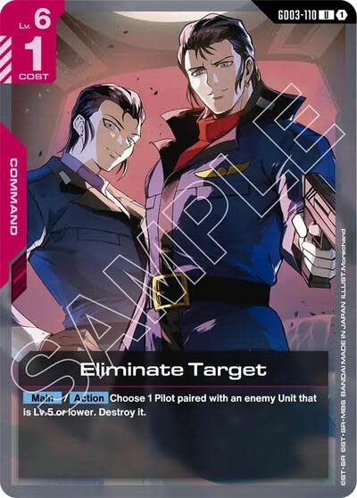 Eliminate Target - GD03-110 (Normal, Uncommon)